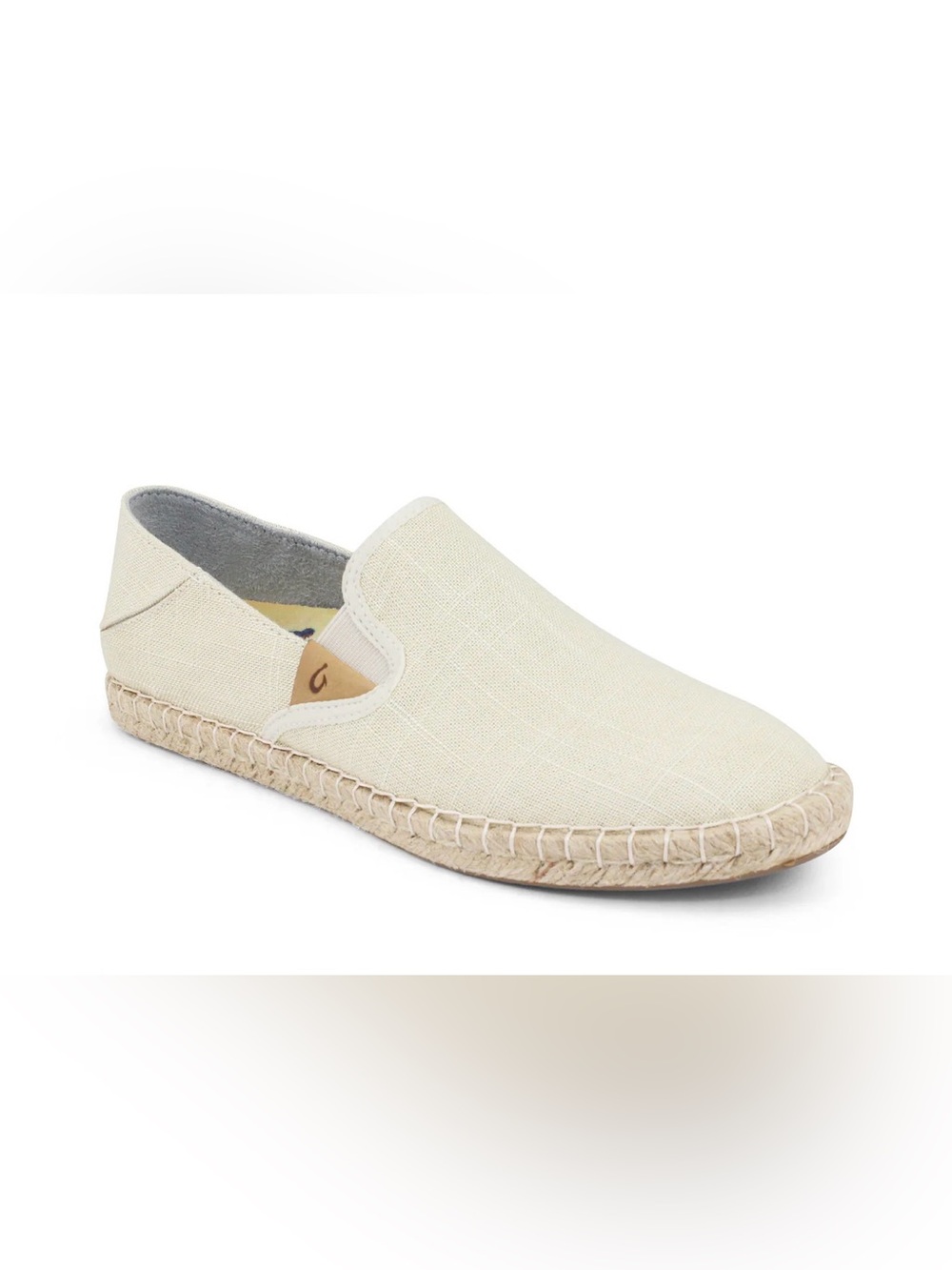 NWT OluKai Women’s Slip-On Espadrilles in Natural Cream SZ 6